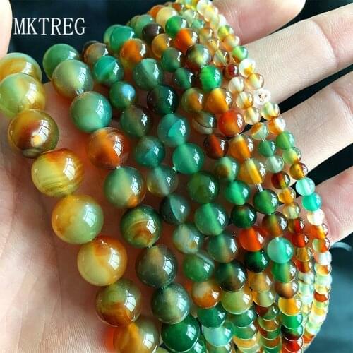 Natural Peacock carnelian Beads Round Loose Spacer Beads For Jewelry Making 15inches 4/6/8/10/12mm DIY Beads Bracelets Necklace