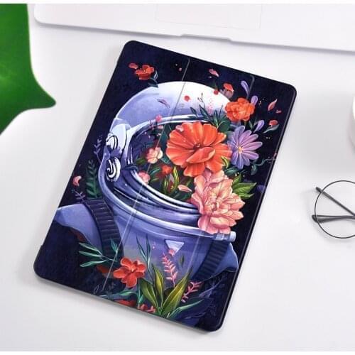 IPad Case For iPad Pro 11 2020 Funda Funny Astronaut Soft Silicone Back Cases Protective Cover iPad 7th Generation Case Air 1 2