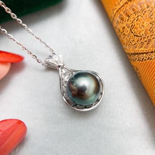 DIY Women 925 Sterling Silver Pendant Setting Mounting Findings Jewelry Base for Crystals Agate Pearls Corals Jade Stones Beads