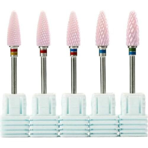 Milling Cutter For Manicure Ceramic Nail Drill Bits Manicure Machine Accessories Rotary Electric Nail Files Nail art tools