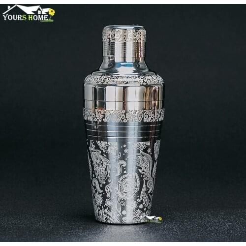 Carven 510ml Stainless Steel Cocktail Boston Bar Shaker Japanese Style Barware