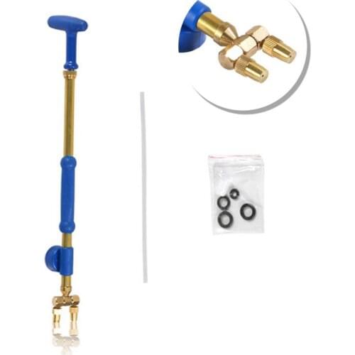 Professional Airless Paint Spray Gun Extension Pole Double Nozzle Head Handheld Coke Bottle Type Wild Sprayer Garden Accessories