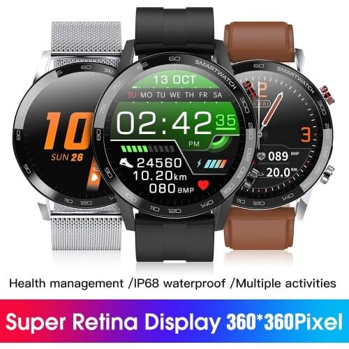 L16 Smart Long Battery Bracelet HD Full Screen Heart Rate Sleep Health Blood Pressure Blood Oxygen Monitoring Sports Watch