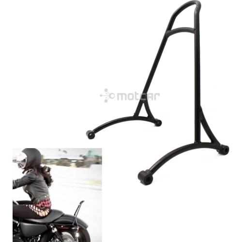Motorcycle Burly Short Sissy Bar Backrest For Harley Sportster XL Iron Nightster 883 1200 48 72 2004-2018