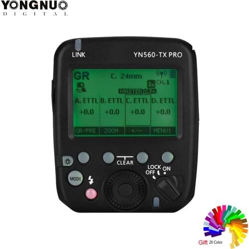YONGNUO YN560-TX PRO 2.4G On-Camera Flash Trigger for Canon Nikon/YN862C/YN968C/YN200/YN560IV/YN860Li/YN720/YN660/YN685/YN622II