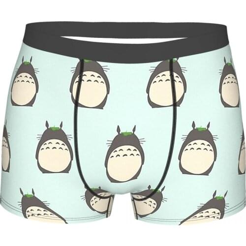 My Furry Friend Princess Mononoke Ashitaka San Film Underpants Cotton Panties Male Underwear Ventilate Shorts Boxer Briefs