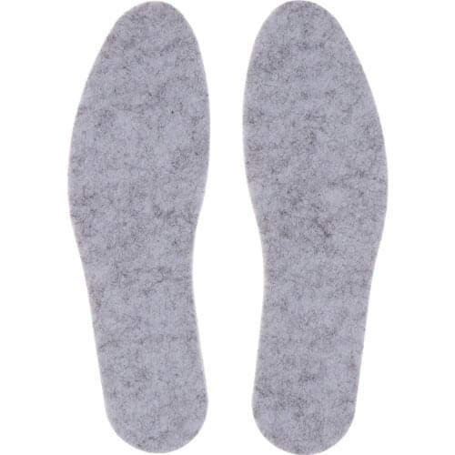 Waterproof Felt Aluminum Foil Insoles For Winter Warm Summer Cool Wool Shoe Pads Comfortable Deodorant Insert For Men Women Sole