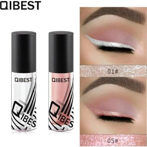 QIBEST Hot Selling 10 Color Liquid Eyeliner Long-lasting Quick-drying Eyeliner Eye Makeup Cosmetic Waterproof