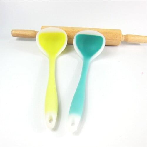 50 pcs Kitchen Utensils Cooking Tools Rainbow Series Silicone Ladles Big Size Tablespoon 29*9cm