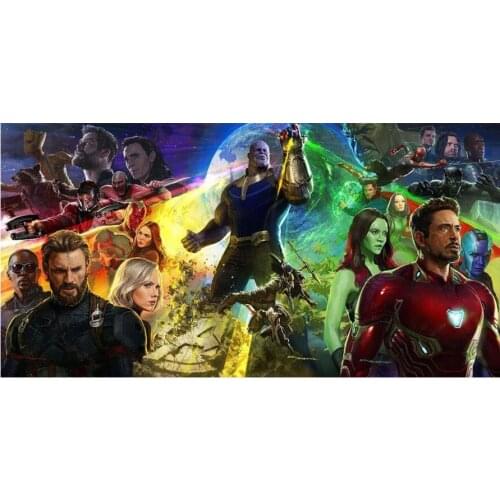 2021 NEW Diy 5D Diamond Painting People Cross Stitch Avenger Super Hero Diamond Embroidery Pattern Drill Mosaic Home Decor Gift