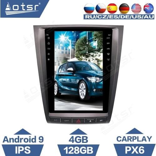 For Lexus GS GS300 GS350 GS450 GS460 2004 - 2011 Tesla Vertical Screen Android 9 Car Radio Coche Autoradio GPS Navigation Player