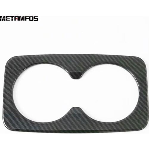 For Ford Kuga Escape 2020 2021 Rear Seat Cup Holder Water Bottle Frame Decoration Trim Molding Interior Accessories Car Styling