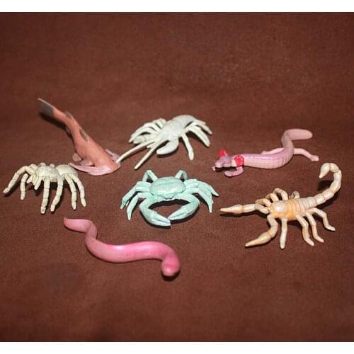 Pvc figure Simulation insect crawling marine animal model toy lobster spider crab squid