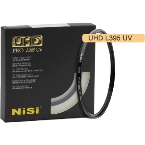 NISI UHD L395 UV Camera Lens Filter 39 40.5 49 52 58 60 62 67 72 77 82 95 Mm For Canon Nikon Sony DSLR Camera Lens Filter
