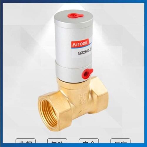 Q22HD-15 Fluid Control Valve Oil Cut Off Valve Copper Vacuum Valve