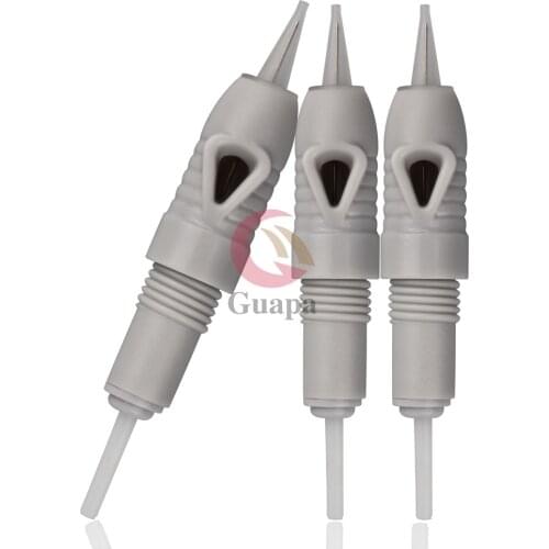 Permanent Makeup Needles Eyebrow Needles Makeup Tattoo Needles 1R/1P Permanent Makeup Pen Needle Cartridge for Eyeliner Lips