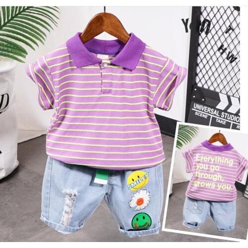 2-7years Baby Boys Clothing Children New 2020 Summer Boys Clothes Casual Fashion Kids Boy Clothing Sets