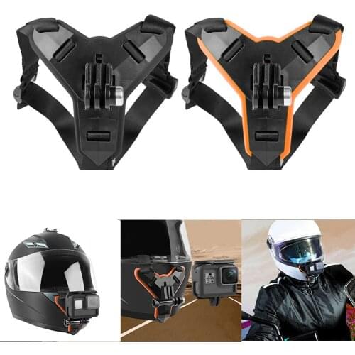 Motorcycle Helmet Chin Stand Mount Holder for GoPro Hero 8 7 6 5 Xiaomi Yi Action Sports Camera Full Face Holder Bracket