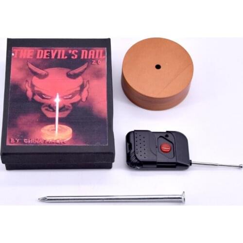 Devils Nail 2.0 Ghost Nail Laser Edition Magic Tricks Close Up Magia Crush Paper Cup Magie Bar Gimmick Props Mentalism Magician