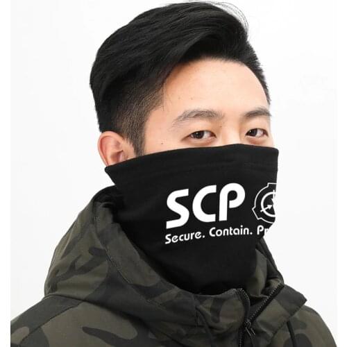 Face mask SCP foundation Keep warm and windy in winte Mask neck scarf for men and women gift limited cosplay