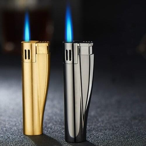 Personalized Direct Flame Lighter Creative Metal Inflatable Windproof Lighter