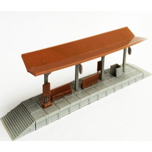 Train Railway Model Scene N Ratio 1:160 Can Be Spliced Passenger Platform For 1:150 1:144
