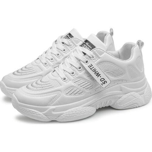 Men Clunky Sneaker Mens Breathable Running Dad Shoes Male Casual Shoes Lightweight Breathable Comfortable Thick-soled Shoes