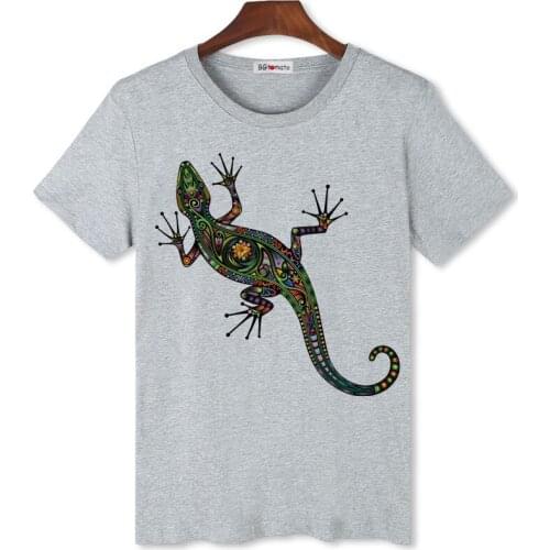 1BGtomato Men funny t-shirt lizard animal Anatomy design cartoon printed male cool tops short sleeve casual art tee shirt