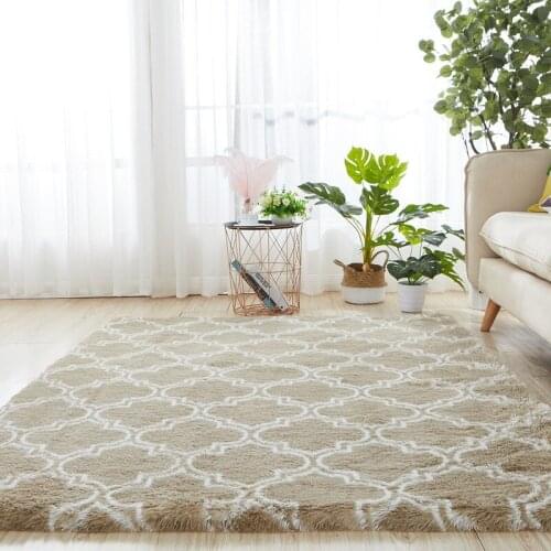 Soft Fluffy Carpet Bedroom Bedside Floor Mat Faux Fur Plush Carpets For Living Room Kids Room Home Kids Playing Shaggy Carpet