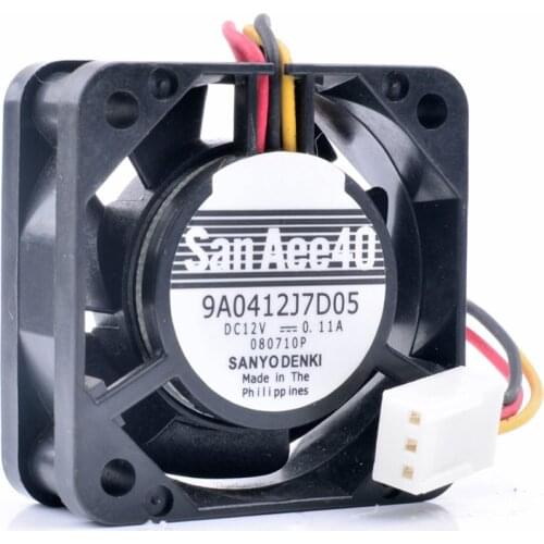 Brand new original 9A0412J7D05 4cm 4015 40x40x15mm 12V 0.11A 3pin large air volume switch motherboard cooling fan