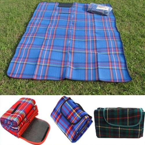 Foldable 150 * 200cm home receiving blankets Garden Traveling Waterproof Outdoor Picnic Camping Bay Play Mat kids Plaid Blanket