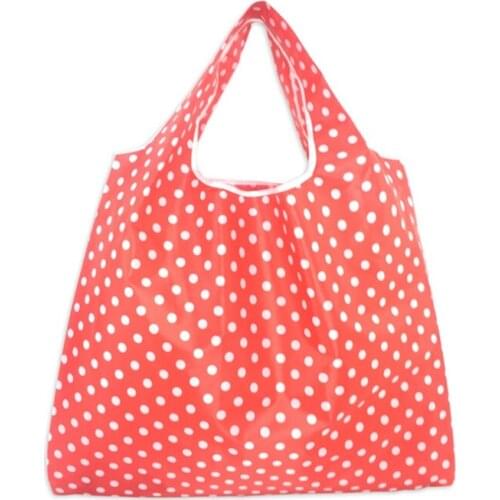 Wholesale Waterproof Nylon Foldable Shopping Bags Reusable Storage Bag Eco Friendly Shopping Bags Tote Bags Large Capacity