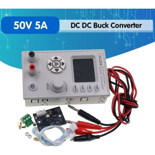 DC DC Buck Converter CC CV 50V 5A Power Module Adjustable Regulated laboratory Variable power supply communication WZ5005