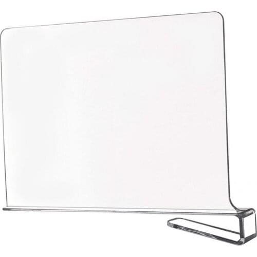 Stylish 2 Pcs Useful Wardrobe Partition Shelf Dividers Less Mess Wardrobe Partition Transparent for Kitchen
