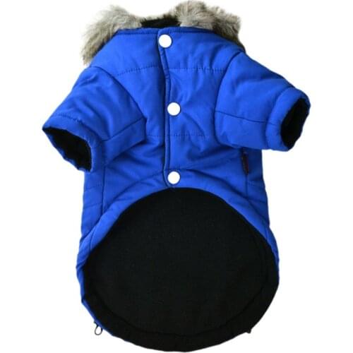 Reflective Dog Clothes Winter Warm Cotton Pet Dog Jacket Coat Puppy Chihuahua Clothing Hoodies For Small Medium Dogs Outfit