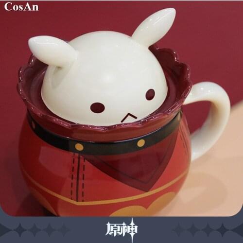 High Quality Prop Game Genshin Impact Klee Mug Water Cup Cosplay All-Match Cute DIY Bomb Coffee Cup 11*15cm Xmas Gift For Kids