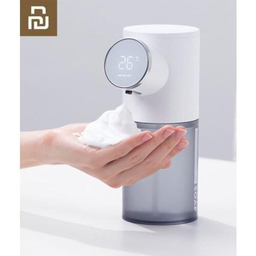 Youpin Automatic Soap Dispenser USB Rechargeable 320ml Liquid Soap Dispensers Digital Display Foam Hand Sanitizer Machine