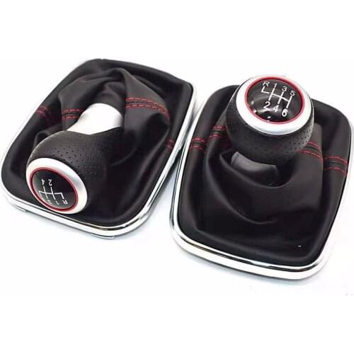 12mm Car Styling Gear Shift Knob Gaiter Boot For Volkswagen VW Golf 4 MK4 Bora Jetta GTI R32 2000 2001 2002 2003 2004
