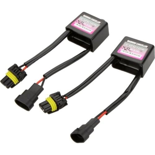 2Pcs HID Decoder Kits HID Light Lamp Relay Capacitor Error Warning Canceller Anti-flicker