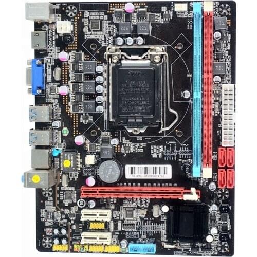 2018 manufacturer wholesale Intel H110 mainboard socket support LGA 1151 DDR3 DDR4 RAM