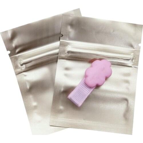 50PCS Ziplock Storage Bags Resealable Reusable Plastic Bag for Candy Food Cosmetic Jewelry Package Wholsale Pouches