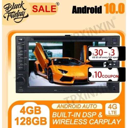 Android 10.0 PX6 IPS DSP Carplay 4G+128G For KIA Cerato 2010-2016 Multimedia Player Auto Radio Tape Recorder GPS Navi Head Unit