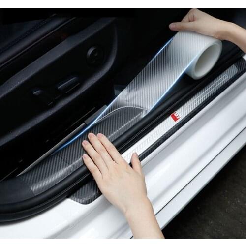 Car Stickers Door Edge Protector Universal Car Door Sill Sticker Anti Scratch Transparent Film Protection Style Auto Accessories
