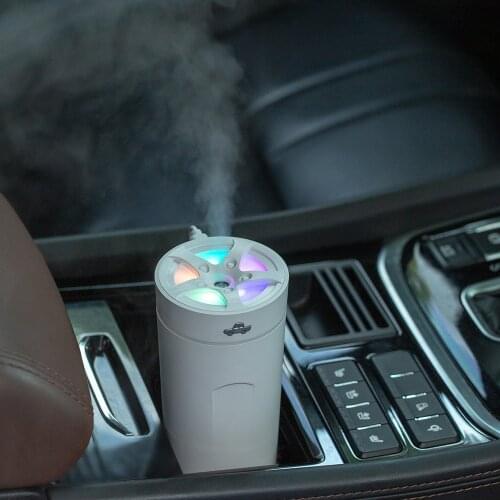 Car humidifier USB Mini running lamp wind cup humidifier creative home appliances