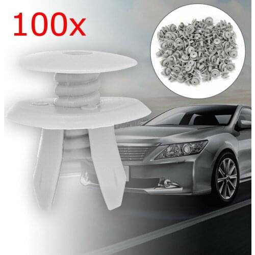100x Fastening Clips Interior Trim Panel Fixing Clip For Transporter T4 T5 Interior Paneling 701867299 Car Accessories