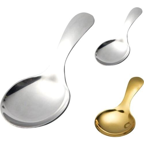 Ice Cream Spoon Stainless Steel Dessert Scoop Kids Fruit Ball Spoon Potatoes Mashed Jelly Yogurt Scoop Kitchen Accessories
