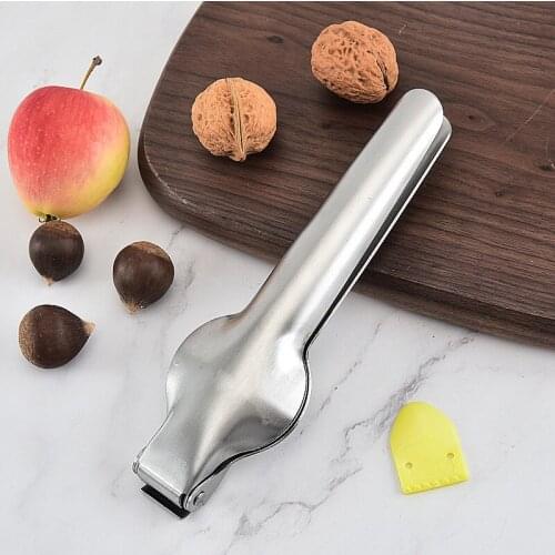Stainless Steel Quick Chestnut Clip Walnut Pliers Metal NutCracker Sheller Walnut Plier Nut Opener Kitchen Tools Cutter Gadgets