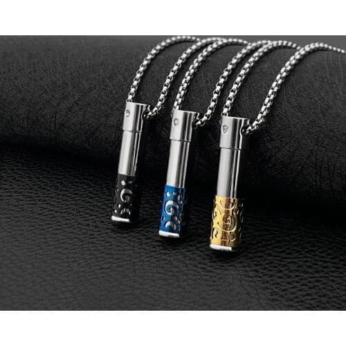 Floating Locket Aromatherapy Essential Oil Pendants for Women Men Openable Stainless Steel Necklaces Family Love Collar 55cm