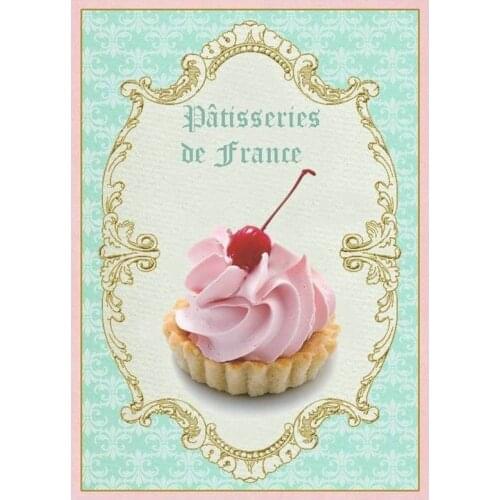 Full square diy 5d diamond painting ice cream icon 5d diamond embroidery home decoration sticker