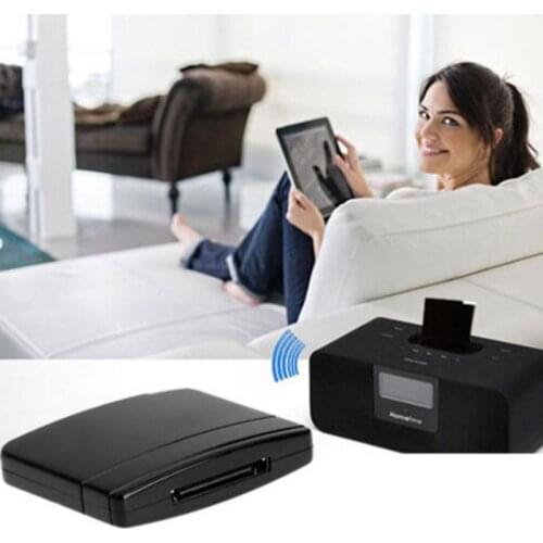 Portable 30Pin Wireless Bluetooth Receiver Audio Adapter For IPad For IPhone 30 Pin Dock Docking Station Speaker Adaptor
